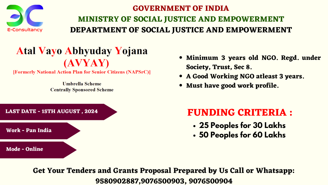 Atal Vayo Abhyuday Yojana AVYAY Formerly National Action Plan For